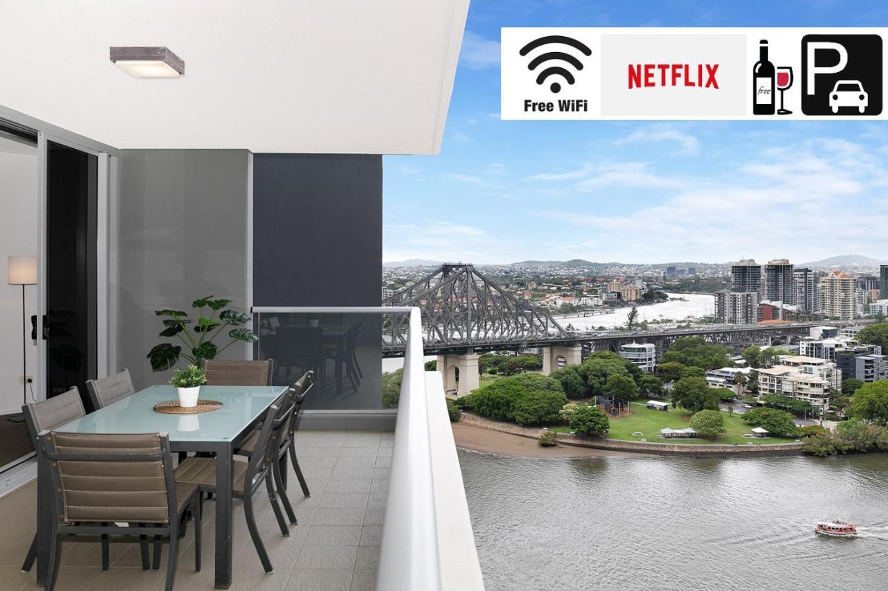 Amazing River View - 3 Bedroom Apartment - Brisbane Cbd - Netflix - Fast Wifi - Carpark Екстериор снимка